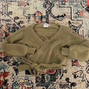 Princess Polly criss cross sweater